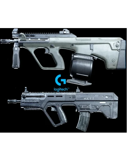 WarZone - Макросы для AUG &amp RAM7 - logitech