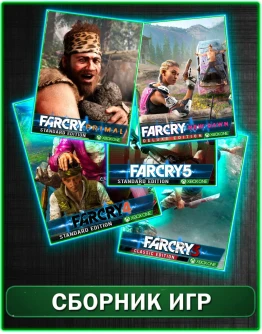 Far Cry 3 + 4 + 5 + Primal + New Dawn XBOX ONE