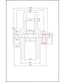 Полумуфты электро двигателя и редуктора ЛК11