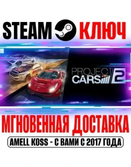 Project Cars 2 Deluxe Edition (+6 DLC) Steam Ключ