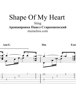 Shape Of My Heart (Sting). Ноты и табы для гитары