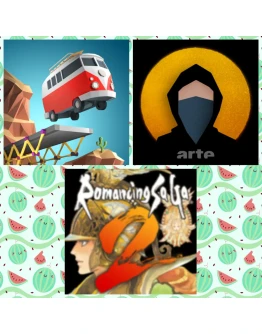 Vandals + Poly Bridge + ROMANCING SAGA 2 ios iphone pad