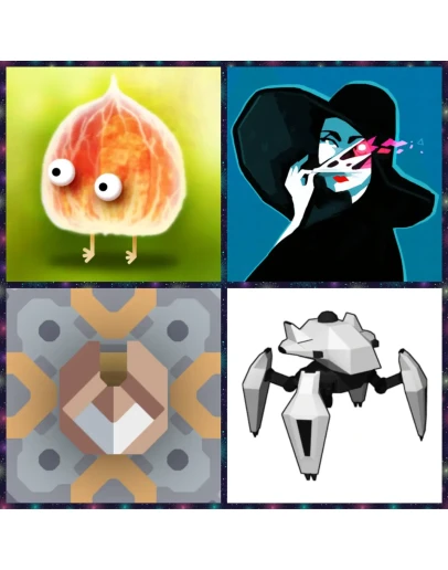 Cultist Simulator + Gladiabots + Mindustry + Botanicula