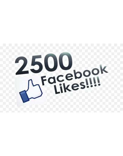 2500 Лайков на страницу FACEBOOK для Бизнеса