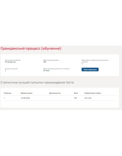 Гражданский процесс.Тест Синергия 2020