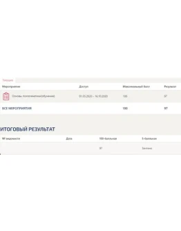 Ответы к тесту. ОСНОВЫ ПСИХОГЕНЕТИКИ СИНЕРГИЯ МТИ Ответы к тесту. ОСНОВЫ ПСИХОГЕНЕТИКИ СИНЕРГИЯ МТИ