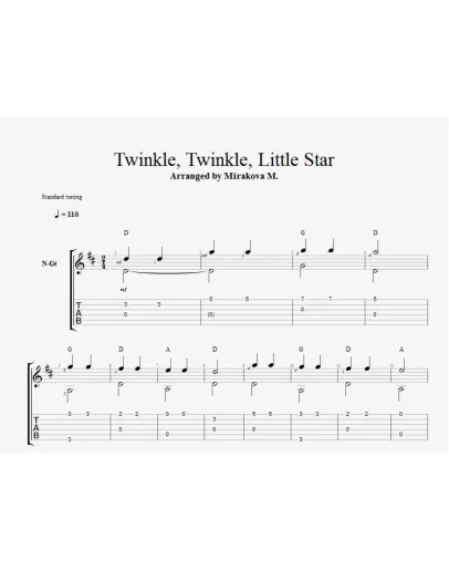 Twinkle, Twinkle, Little Star