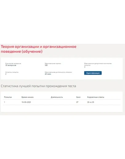 Теория организации и организационное поведение.Тест