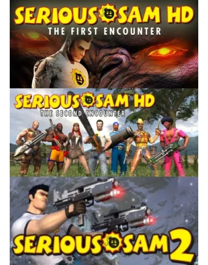 Serious Sam HD Gold + Serious Sam 2 STEAM KEY GLOBAL