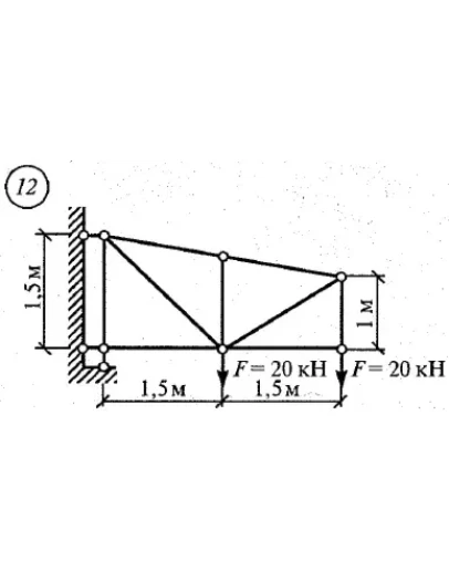 Расчетно-графическая работа 1. Вариант 12 Сетков В.И.