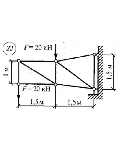 Расчетно-графическая работа 1. Вариант 22 Сетков В.И.