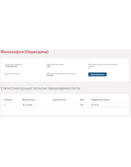 Философия.Тест Синергия 2020