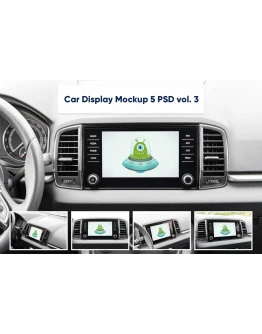 Car Display Vol. 3 - 5 PSD Mockups