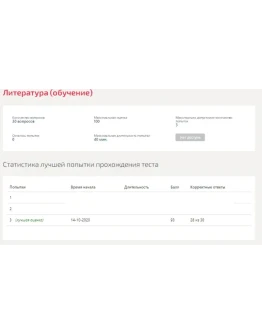 Литература.Тест Синергия 2020