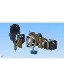 3Д модель e3dv6 +BMG экструдер +BMG Aero WIND