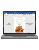 Приглашение на свадьбу Осень 246 Приглашение на свадьбу Осень 246