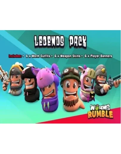 Worms Rumble: DLC Legends Pack (Steam KEY) + ПОДАРОК Worms Rumble: DLC Legends Pack (Steam KEY) + ПОДАРОК