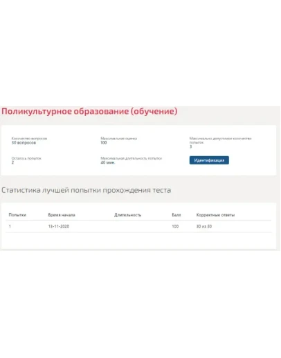 Поликультурное образование.Тест Синергия 2020г