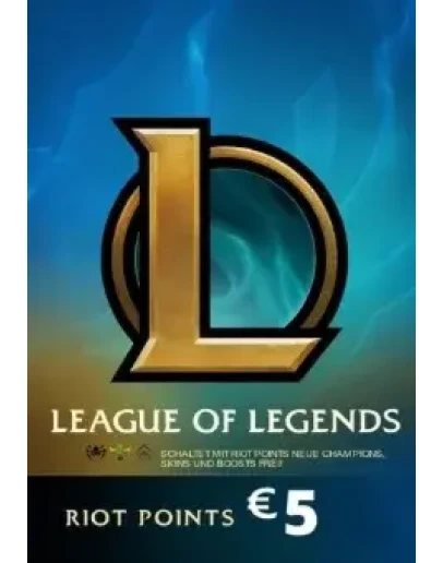5 EUR - 575 RP LoL / 475 Valorant Points (EU Server)