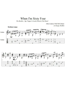 When I'm Sixty Four (The Beatles) - для гитары When I'm Sixty Four (The Beatles) - для гитары