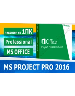 Microsoft Project Professional 2016 Microsoft Партнёр