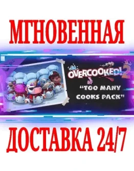 Overcooked! 2 Too Many Cooks Pack DLC SteamKey +