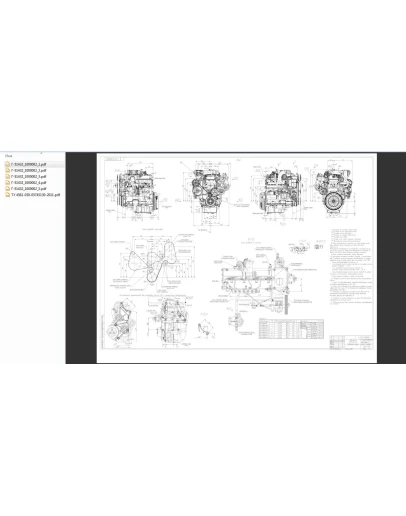 ДВИГАТЕЛИ АВТОМОБИЛЬНЫЕ ЗМЗ-51432 чертеж