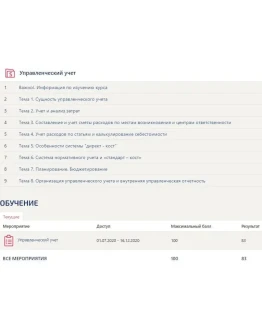 Управленческий учет Ответы Тест Синергия Управленческий учет Ответы Тест Синергия
