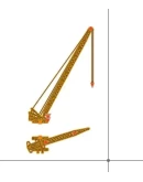 Динамически изменяемый блок крана Liebherr LR1350