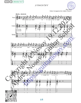 Sympathy_Bird (Вокал Гитара Ноты Табы)