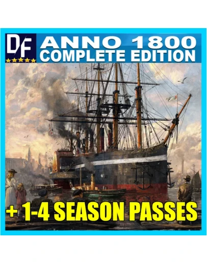 ANNO 1800COMPLETEВСЕ 1-4 SEASON PASSUBISOFT ANNO 1800COMPLETEВСЕ 1-4 SEASON PASSUBISOFT