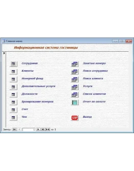 База данных Гостиница.mdb