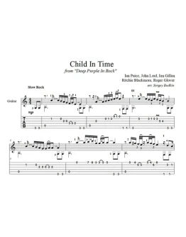 Child in Time (Deep Purple) - для гитары Child in Time (Deep Purple) - для гитары