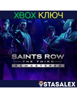 SAINTS ROW THE THIRD REMASTERED XBOX ONE & SERIES XS SAINTS ROW THE THIRD REMASTERED XBOX ONE & SERIES XS