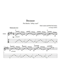 Because (The Beatles) - для гитары