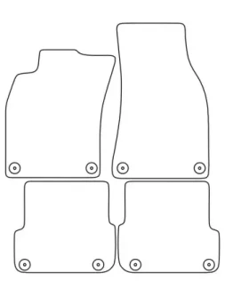 Audi A6 (C6) (08-11) Электронные лекала автоковриков