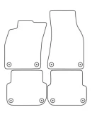 Audi A6 (C6) (04-08) Электронные лекала автоковриков