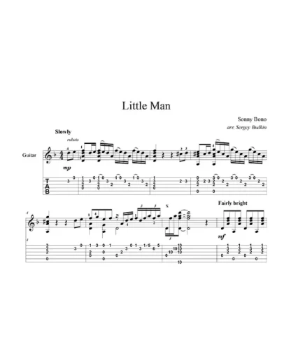 Little Man (Сонни Боно) - для гитары