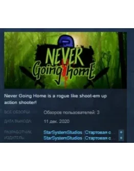 Never Going Home STEAM KEY REGION FREE GLOBAL