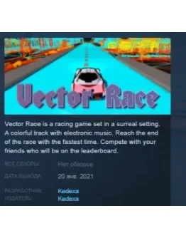 Vector Race STEAM KEY REGION FREE GLOBAL