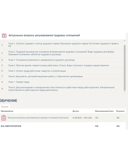 Актуальные вопросы регулирования трудовых отношений