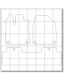 Acura MDX (13-20) Электронные лекала автоковриков