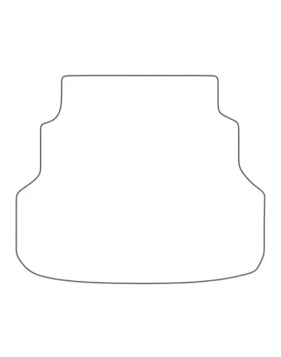 Toyota Avensis (03-09) (Combi) багажник. Лекало коврика