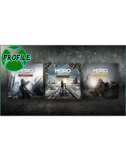 Metro Saga Bundle+Metro Exodus Gold Edition XBOX ONE