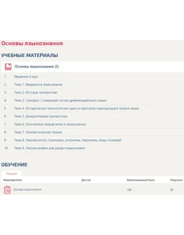 Основы языкознания Тесты ответы Синергия Основы языкознания Тесты ответы Синергия