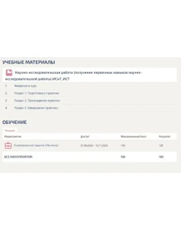 Практика Синергия.Научно-исследовательская работа ИСиТ Практика Синергия.Научно-исследовательская работа ИСиТ