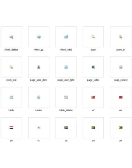 Иконки для веб-дизайнера коллекция из 1500 штук (PNG)