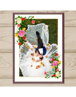 Шаблон фото рамки для свадьбы 2