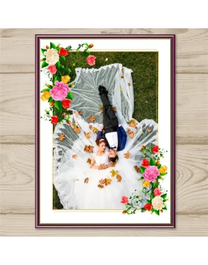 Шаблон фото рамки для свадьбы 2