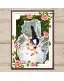 Шаблон фото рамки для свадьбы 4